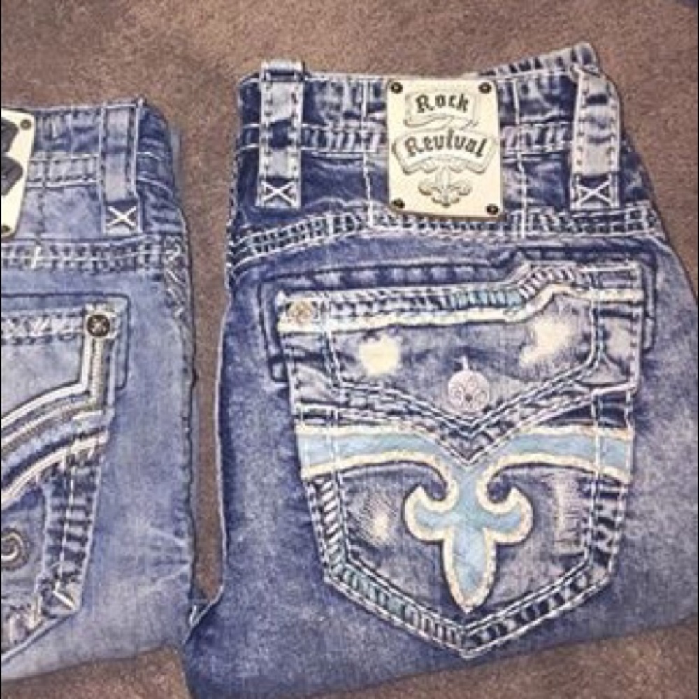 Men rock revival jeans